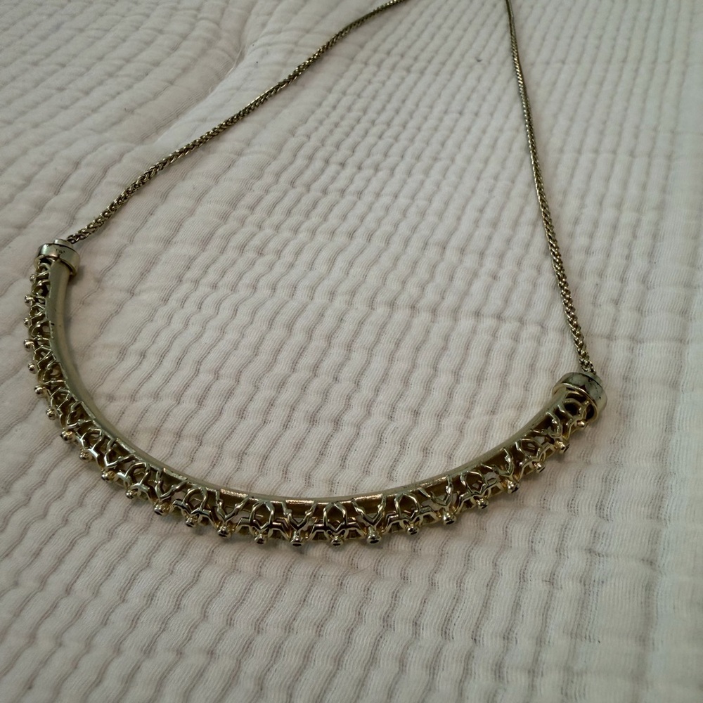 Kendra Scott Gold adjustable Curved choker Necklace - Women Jewelry